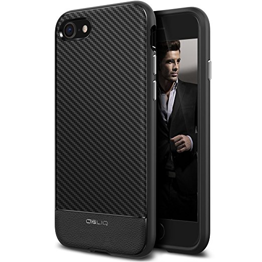 iPhone 8 case, OBLIQ [Flex Pro] Premium Slim Fit Protective TPU Cover for Apple iPhone 7 (2016)/iPhone 8 (2017) (Carbon)