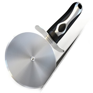 Premium Pizza Cutter - High Quality Stainless Steel & No Slip Grip