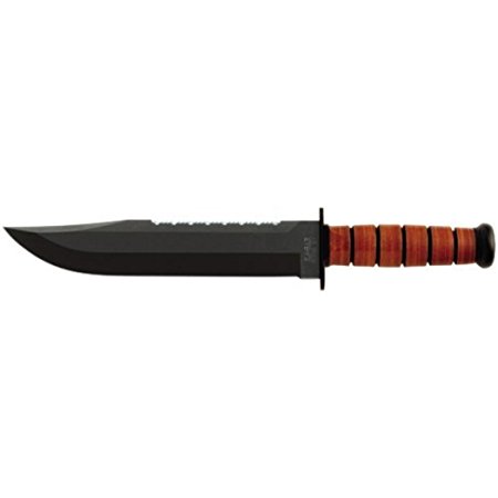 Ka-Bar Leather Handled Big Brother Knife