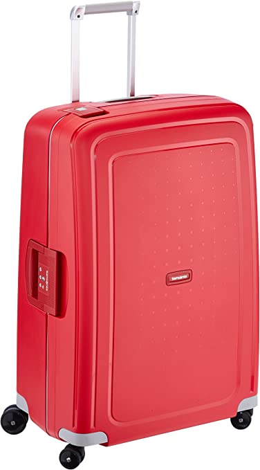 Samsonite S'Cure - Spinner L Koffer, 75 cm, 102 L, Rot (Crimson Red)