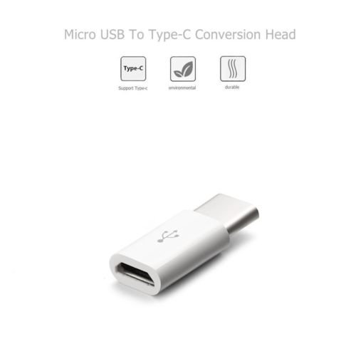 Techonto Micro USB to USB Type C (USB 3.0) Adapter for OnePlus Two, Nexus 5X, Nexus 6P, Macbook Air 12 inch, Chromebook, Nokia N1, LETV Smartphone.