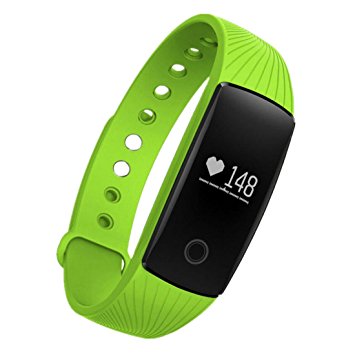NASKY Bluetooth 4.0 Wireless Activity Smart Wristband Heart Rate Monitor Fitness Tracker