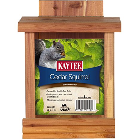 Kaytee Cedar Squirrel Feeder