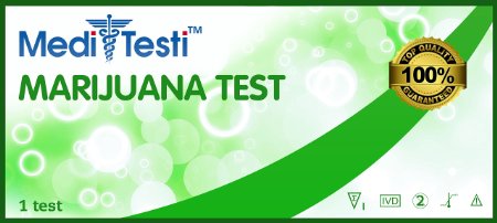 MediTesti™ Drug Test Kit - Marijuana - Includes 20 Marijuana Test Strips (THC Test)