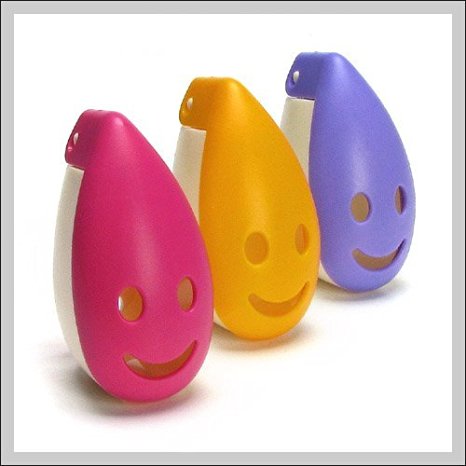 3 Pcs Pack Smile Toothbrush Holders Suction Cup,Color: Random