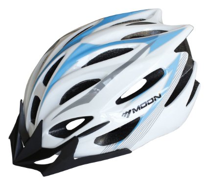 Moon Road and Mountain Bike MTB Helmet, Light Weight with High Grade EPS and PC