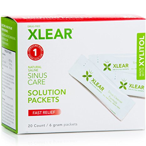 Neti Xlear Sinus Care Refill Packets, 20 Ct