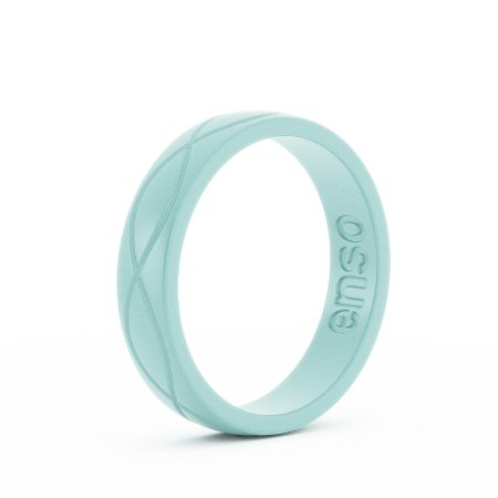 Enso Womens Infinity Silicone Ring