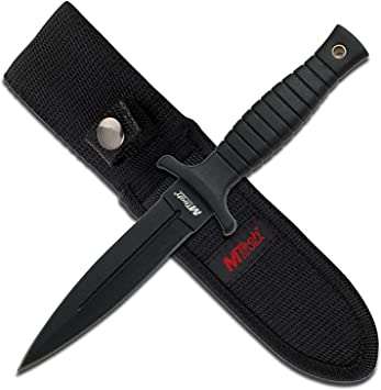 MTECH USA MT-097 Fixed Blade Knife 9-Inch Overall, Black