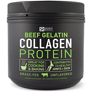 NEW! Beef Gelatin Collagen Protein from Pasture Raised, Grass-Fed Cows ~ Great for Cooking and Baking ~ Certified Paleo Friendly, Keto-diet approved and Non-GMO