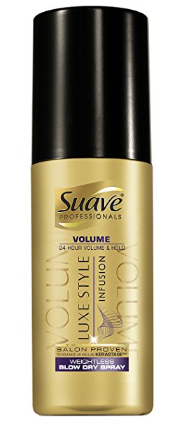 Suave Professionals Weightless Blow Dry Spray, Luxe Styling 5 oz