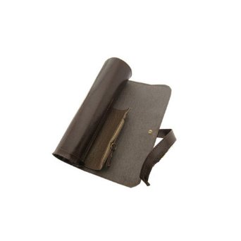 Vintage Style Rollup Pencil Case/pencil Bag/pen Pocket Model K-BD02-- PU Leather