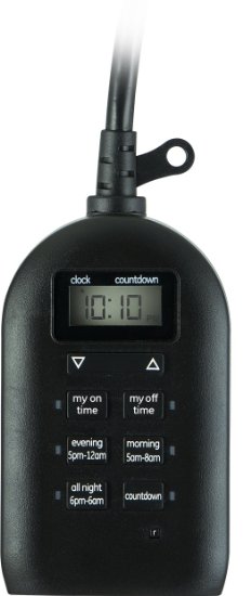 GE MyTouchsmart Indoor/Outdoor Plug-In Digital Timer, 26898