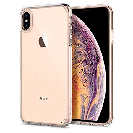 Spigen [Ultra Hybrid] iPhone Xs Max Case Cover with Air Cushion Technology and Shock Absorption Edge Designed for iPhone Xs Max (2018) - Crystal Clear