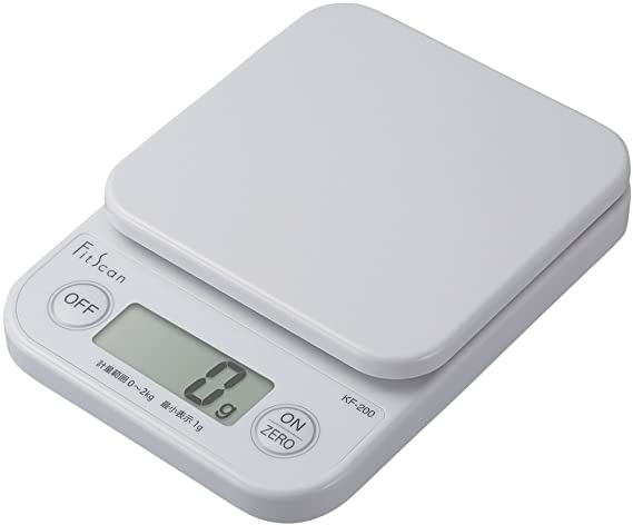 TANITA Digital Cooking Scale 2 kg / 1 g White KF - 200 - WH