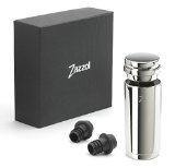 Zazzol Wine Saver- Vacuum Pump Preserver with 2 x Rubber Bottle Stoppers- Top Wine Accessories Gifts
