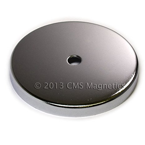 1 ct CMS Magnetics 120LB Holding Power Round Base Magnet RB85 3.8" Cup Magnet