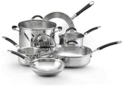 KitchenAid Stainless Steel 10-Piece Cookware Set