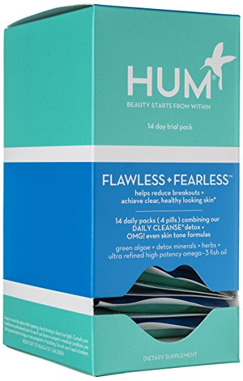 HUM Nutrition - Flawless & Fearless - Support Kit for Clear, Radiant Skin, 14 Packets