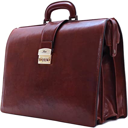 Floto Ciabatta Combo Full Grain Leather Briefcase Attache