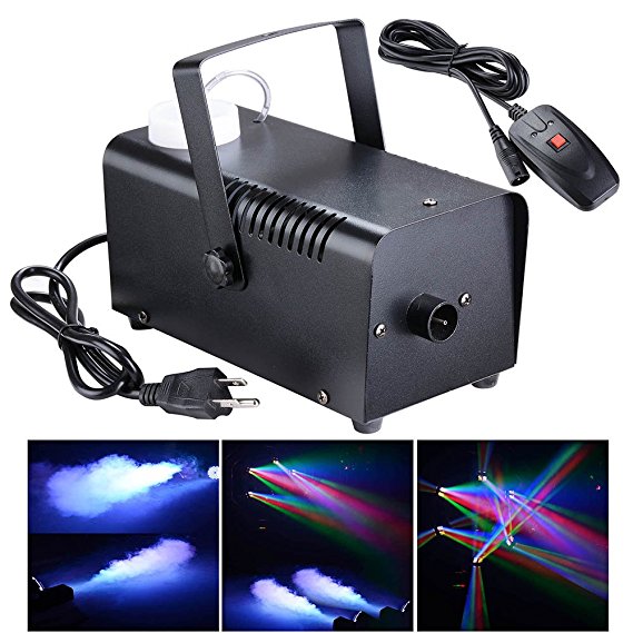 AW 400W Smoke Effect Machine Stage Fogger Equipment Wired Control Disco Party Show