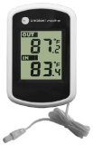 Ambient Weather Compact WS-02 IndoorOutdoor Thermometer with Probe 1-Pack