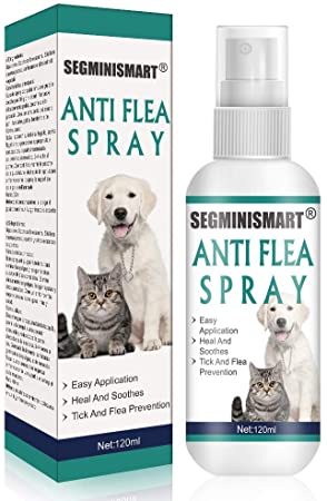 SEGMINISMART Flea Spray,Cat Flea Treatment,Dog Fleas Protection Spray,Tick and Flea Treatments for Dogs,Cat Flea Spray,Flea Spray For Dogs,Tick and Flea Protective for Dogs Cats