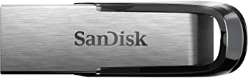 SanDisk 128GB Ultra Flair USB 3,0 Flash Drive - SDCZ73-128G-G46,Black, Silver