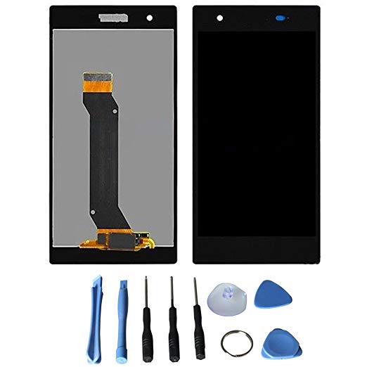 LCD display Touch Screen Digitizer Assembly for Sony Xperia Z1s L39t C6916 with free tools (Black)