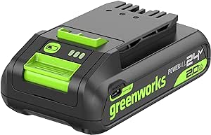 Greenworks 24V 2.0Ah Battery (Genuine Greenworks Battery / 125  Compatible Tools)