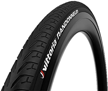 Vittoria Unisex's Randonneur Bicycle Tyre, Black, 700 x 28c