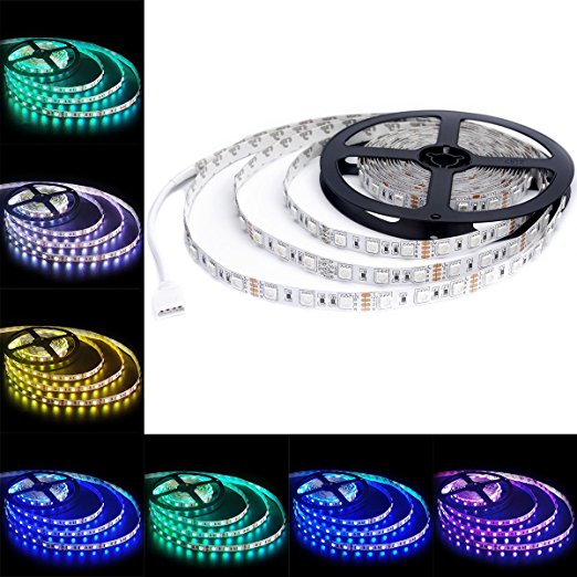 Zitrades RGB LED Light Strip 5050 SMD 150 LEDs DC 12V Non-waterproof Flexible Led Light Bars