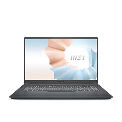 MSI Modern 15, Intel 10th Gen. i5-10210U, 15.6" (39.62cms) FHD Laptop (8GB/512GB NVMe SSD/Windows 10 Home/Carbon Grey/1.6Kg), A10M-482IN