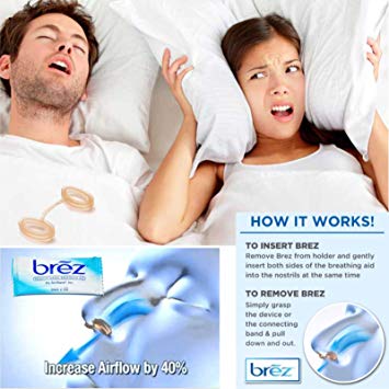Anti Snoring Aid Breathe Easy Sleep Nasal Dilators Device No Strips Nose Clip