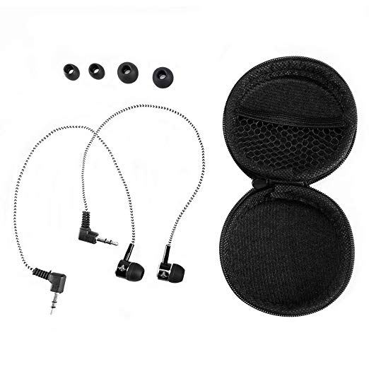 Orzero Earbuds with 4 Extra Replacement Earplugs and Earphone Storage Box Compatible for Oculus Quest VR Headset