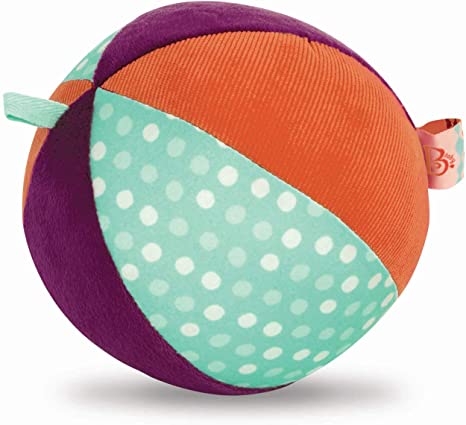 B. Toys by Battat - Make It Chime – Large Fabric Ball with Chiming Bell – Sensory Toy with Colors BX1566Z