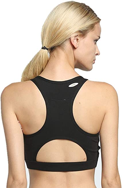 High Impact Sports Bras for Women Phone Pocket Running Bra Seamless Wirefree Workout Top Vest Activewear