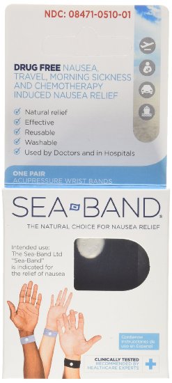 Sea-band Adult Wristband 2 Pairs