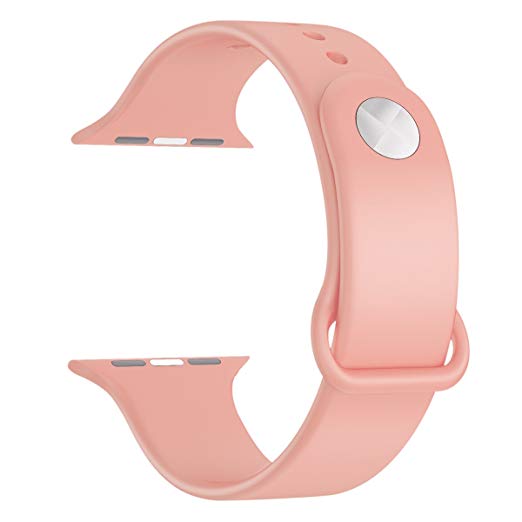 LNKOO Soft Silicone Watchbands Sport Style Replacement Strap Bands For Apple Watch