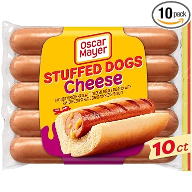 Oscar Mayer Uncured Cheese Hot Dogs (10 ct Pack)