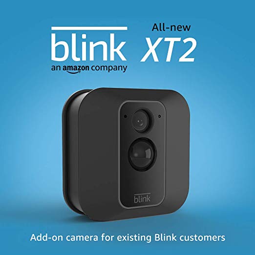 Blink XT2 Outdoor/Indoor Smart Security Camera with cloud storage included, 2-way audio, 2-year battery life – Add-on camera for existing Blink customers