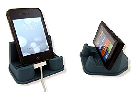 PhoneProp - Universal Fit Soft Flexible SmartPhone Stand - Silicone - COLOR SLATE