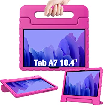 AVAWO Samsung Tab A7 10.4 (2020) Case, Galaxy Tab A7 Kids Case - Shock Proof Lightweight Stand Kids Friendly Case for Galaxy Tab A7 10.4-inch 2020 (SM-T500/ T505/ T505N/ T507), Rose