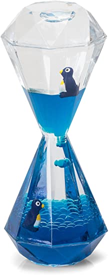 Tobar Penguin Liquid Timer Desk Toy