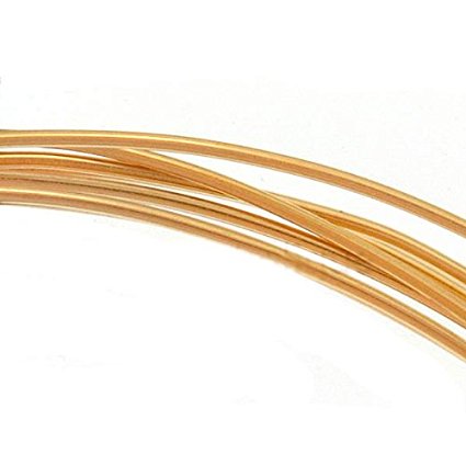 14K Gold Filled Wire 22 Gauge Round Half Hard (5 Feet)