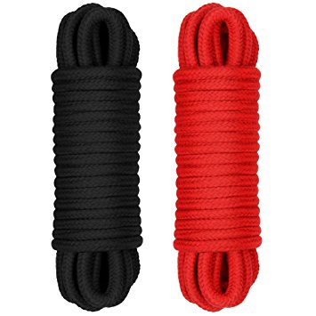 Soft Cotton Rope All Purpose Strong Multifunctional Rope Durable Long Strap Pack Of Two 32 Feet