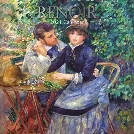 2021 Wall Calendar - Renoir, 12 x 12 Inch Monthly View, 16-Month, Famous Artists and Artworks Theme, Includes 180 Reminder Stickers