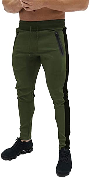 Onsoyours New Men Sweatpants Joggers Slim Fit Sports Pants Fitness Casual Trousers Gym Jogging Streetwear Tight Tracksuit Bottoms with Pockets