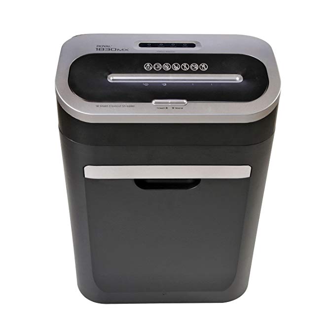 Royal 1830MX Cross-Cut Paper Shredder, 18 Sheet Capacity