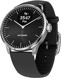 Withings ScanWatch Light- Montre connectée Femme Homme de santé, alertes de santé cardiovasculaire, Cycle menstruel, Sommeil, activités, Suivi des Pas, Calories, 30 Jours de Batterie, Android & iOS